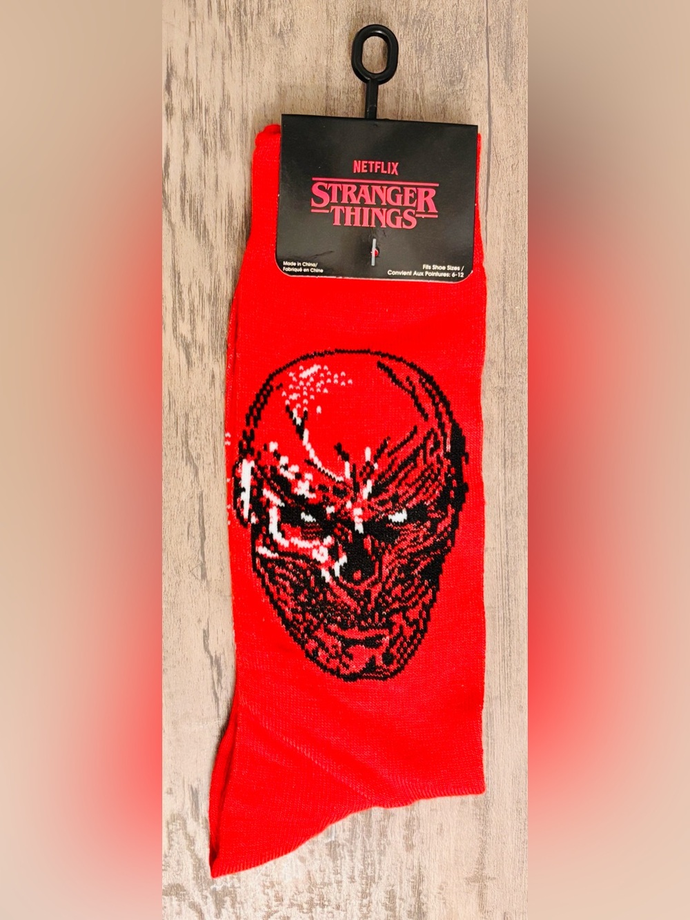 Netflix Stranger Things Pair of Crew Socks - Men’s Shoe Size 6-12